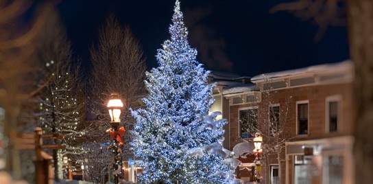 Lighting of Breckenridge & Race of the Santas